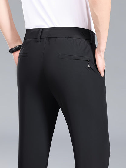 Pantaloni da uomo elasticizzati per business – Comodi pantaloni da completo per ufficio e uso quotidiano
