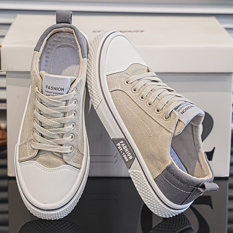 Męskie niskie sneakersy w stylu vintage street – na co dzień i na czas wolny