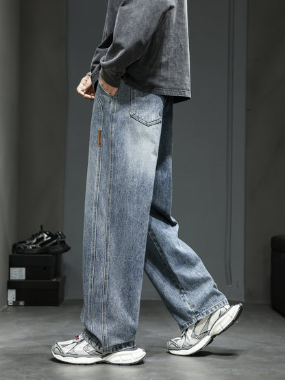 Herren Baggy Jeans im Loose Fit Streetwear Stil für Freizeit und Alltag
