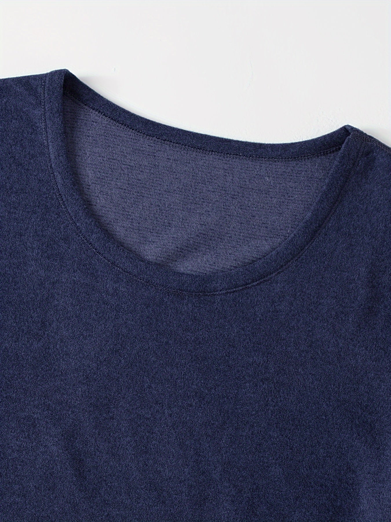 Thermo Unterwäsche Set Herren langärmliges Oberteil & lange Hose Schwarz