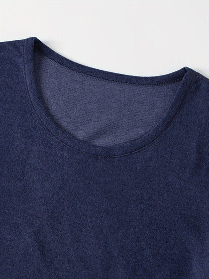 Thermo Unterwäsche Set Herren langärmliges Oberteil & lange Hose Schwarz