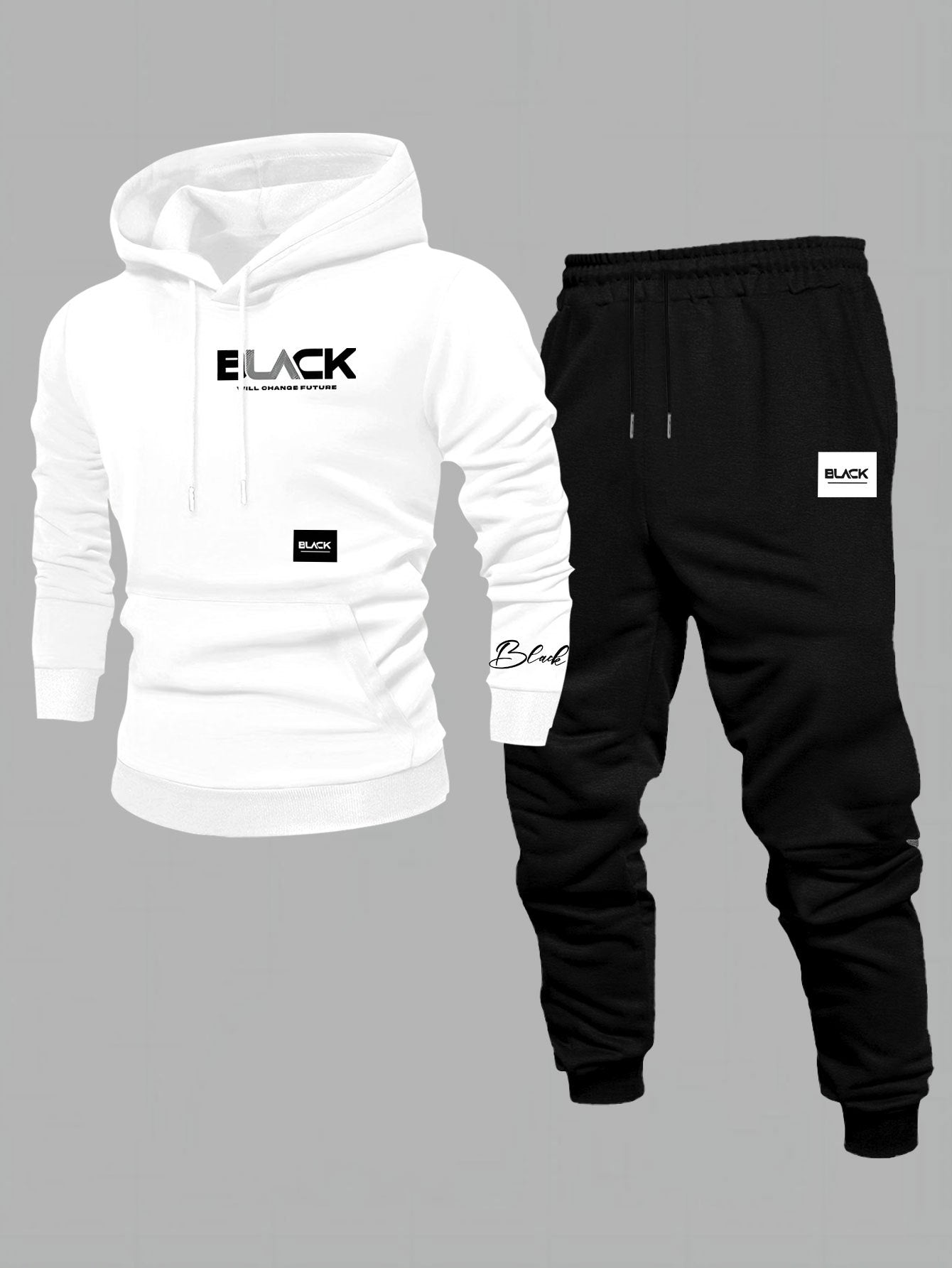 Chándal unisex con sudadera con capucha y pantalón de chándal, varios colores