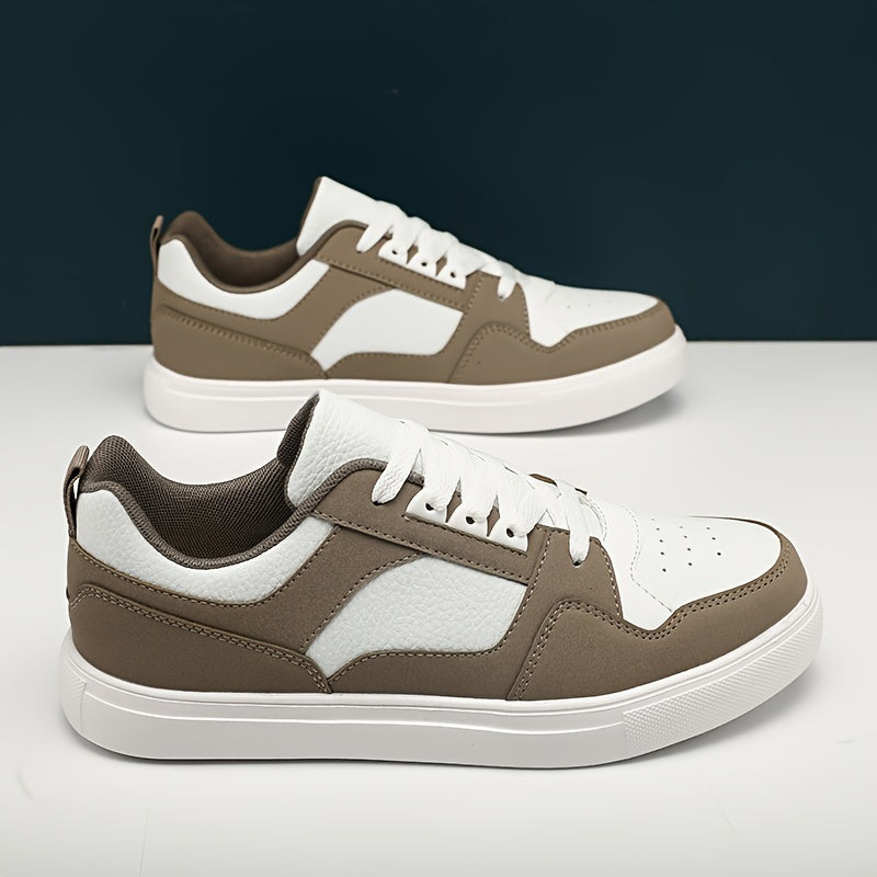 Męskie sneakersy w stylu preppy na co dzień i czas wolny