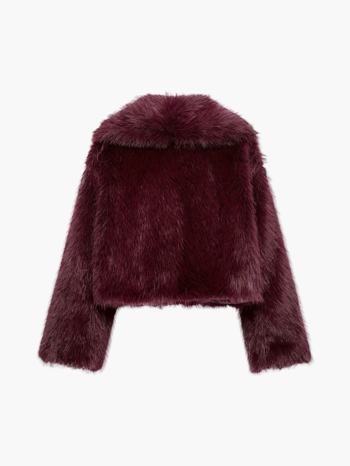Veste courte en fausse fourrure pour femme au style chic élégant pour l'automne et l'hiver, coupe ample, idéale pour les occasions décontractées