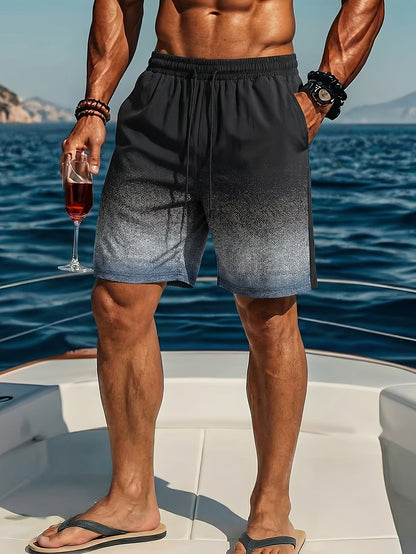 Herre sportslige fritidsbadeshorts for sommer og strand