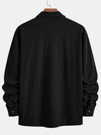 Bryce | Overshirt met lange mouwen, zakken en knopen voor heren