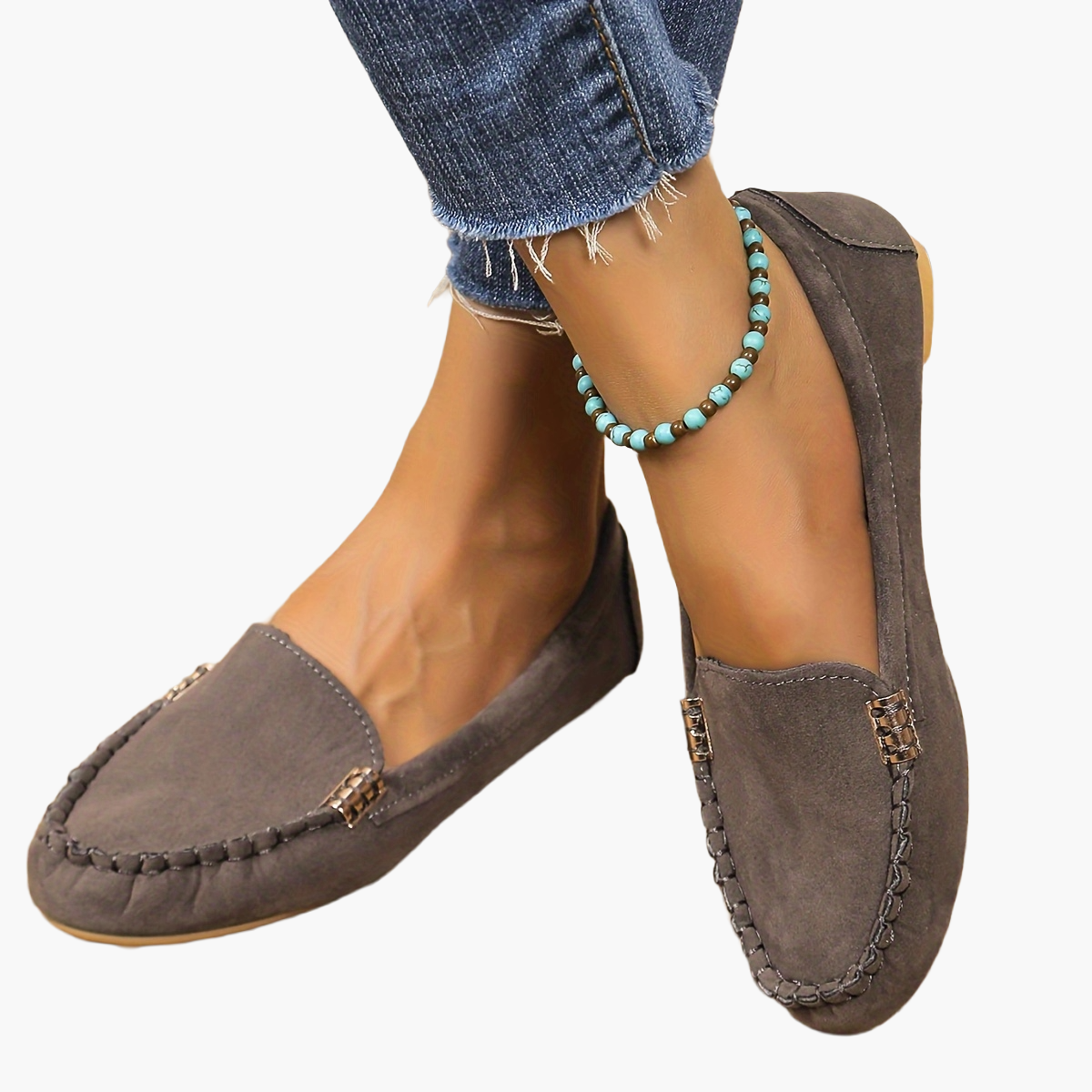 Damen Mokassin Loafer – Bequeme Freizeitschuhe für Alltag und Büro