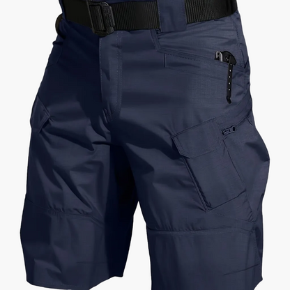 Pantaloncini funzionali da uomo per attività all'aperto con tasche e cintura – Pantaloni da trekking e tempo libero