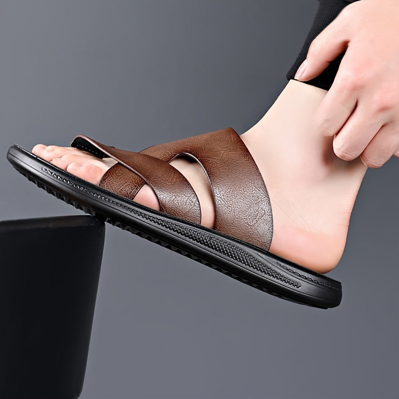 Sandali da uomo comodi per tutti i giorni e il tempo libero – Antiscivolo e confortevoli, scarpe estive aperte