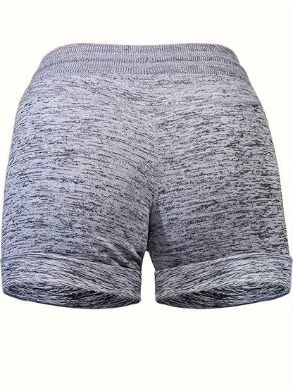 Dame fritidsshorts med palmemønster og «Day Drinkin'»-tekst – Perfekt for ferie og sommer