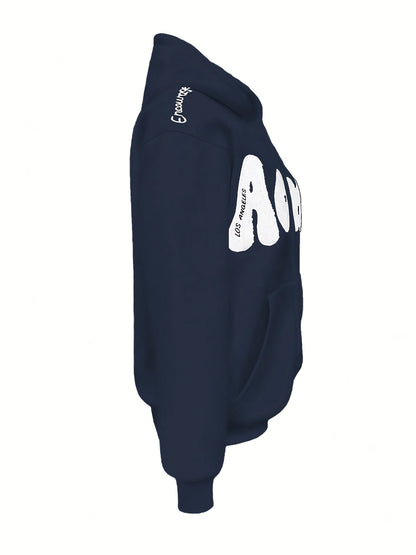 Hoodie mit Reißverschluss, Kapuze und Stern-Applikation, Rosa