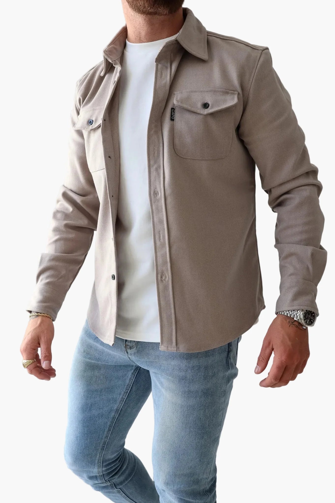 Veste overshirt homme – Look casual urbain moderne pour le quotidien et les loisirs