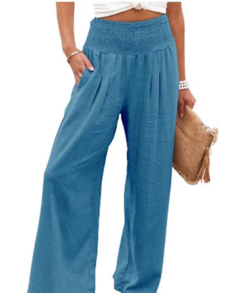 Damen Weitgeschnittene Sommerhose mit Hohem Bund – Relaxed Fit für Freizeit & Urlaub
