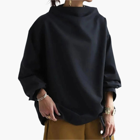 Pull oversize à manches longues pour femme – Pull décontracté à la mode pour le quotidien et le bureau