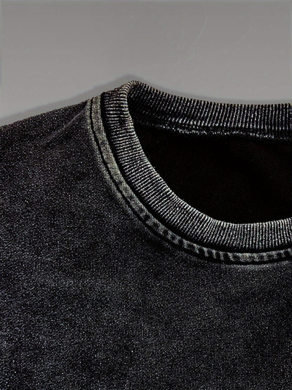 Felpa unisex con stampa di gatti e sushi, pullover girocollo dall’aspetto vintage