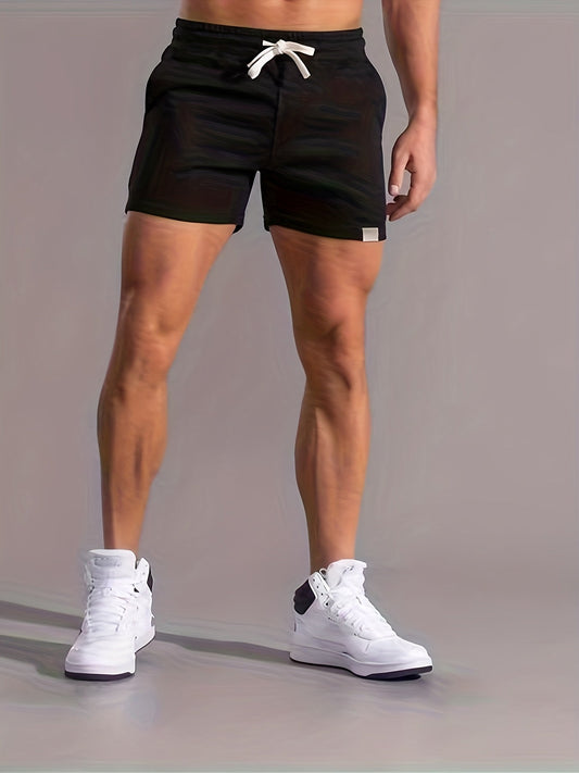 Pantaloncini sportivi da uomo con coulisse – Pantaloncini da allenamento moderni per fitness e tempo libero