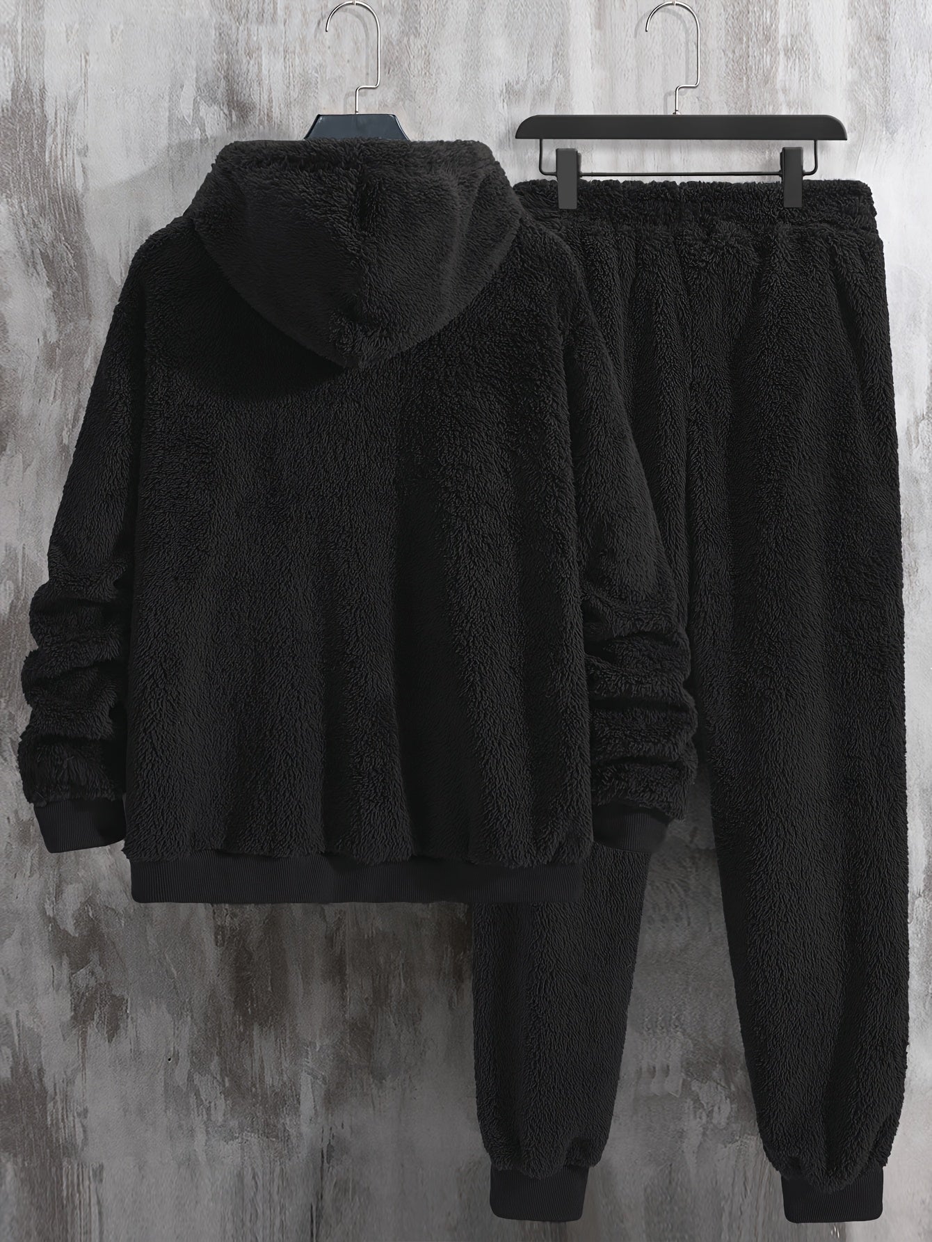 Unisex-sæt med blød hættetrøje og joggingbukser – blødt loungewear-outfit