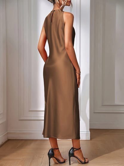 Damen Elegantes Midikleid für Frühling und Sommer – Zeitloses Tunika-Design für festliche Anlässe