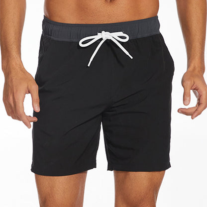 Herrebadeshorts med inderlomme – Sportslige badeshorts til strand og fritid