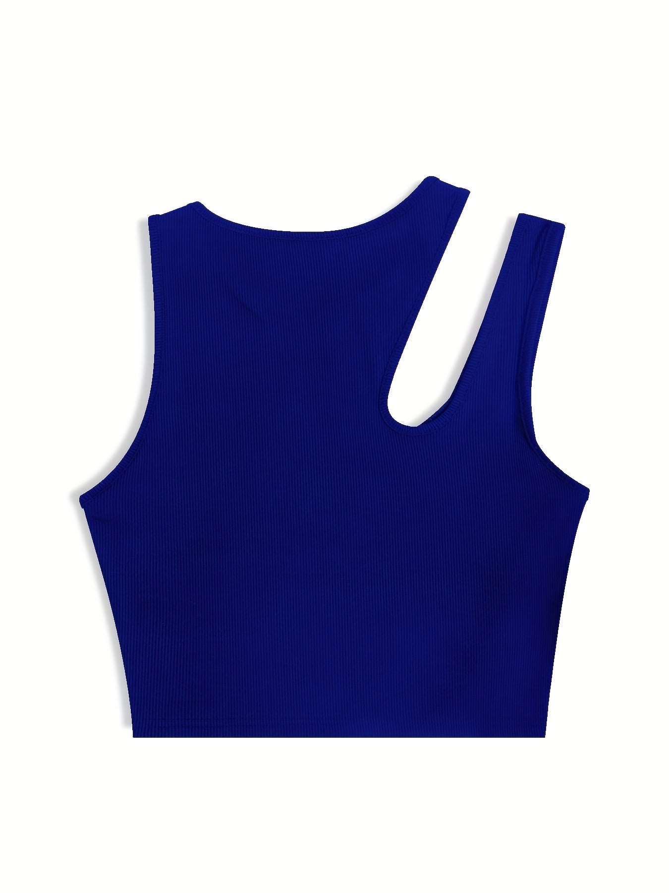 Dames asymmetrische crop top voor de zomer – modieus vrijetijds- en feesttopje