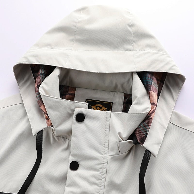Heren Winter outdoorjas met capuchon – Winddichte & waterdichte multifunctionele jas voor dagelijks gebruik en avontuur