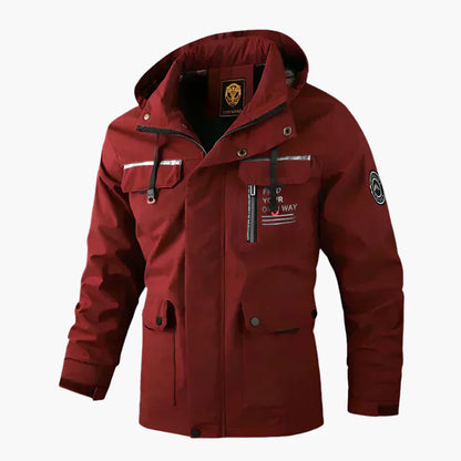 Heren Winter outdoorjas met capuchon – Winddichte & waterdichte multifunctionele jas voor dagelijks gebruik en avontuur