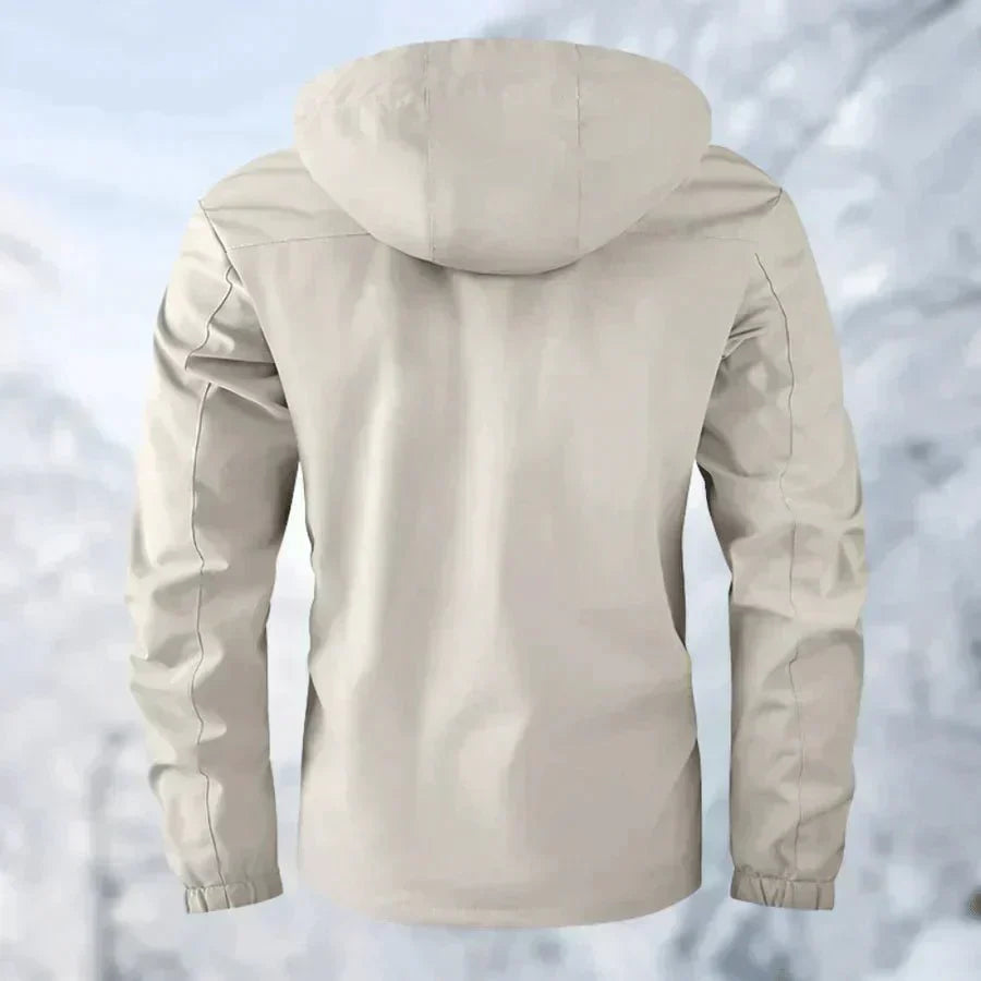 Heren Winter outdoorjas met capuchon – Winddichte & waterdichte multifunctionele jas voor dagelijks gebruik en avontuur