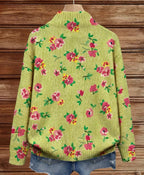 Constance | Vest voor dames met bloemenmotief en rits