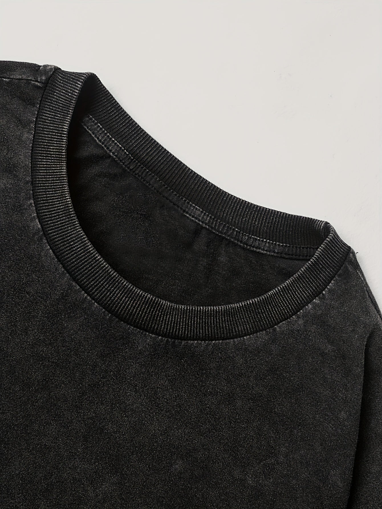 Unisex Langarmshirt Schwarz mit Patches & Print "No Risk No Story"