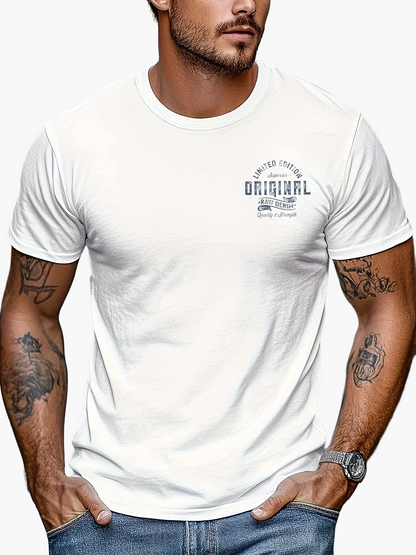 Herre T-shirt Original Print – Moderne casual streetwear til hverdag og fritid