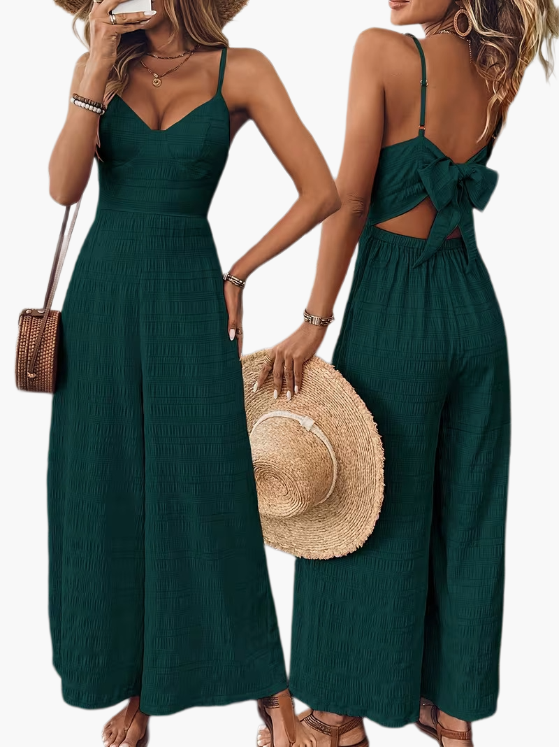 Mono elegante de mujer con tirantes finos para primavera y verano – Perfecto para tiempo libre y vacaciones