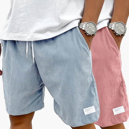 Pantaloncini da uomo vintage casual con tasche – Vestibilità regolare, stile street, moda estiva