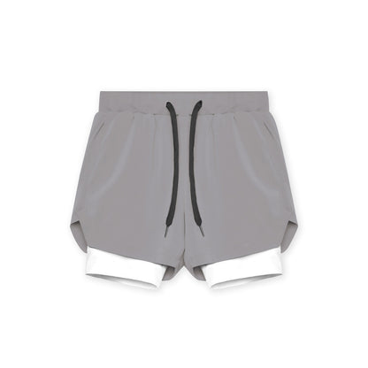 Herrsport- och löparshorts – Andningsbara fitnessshorts för träning och fritid