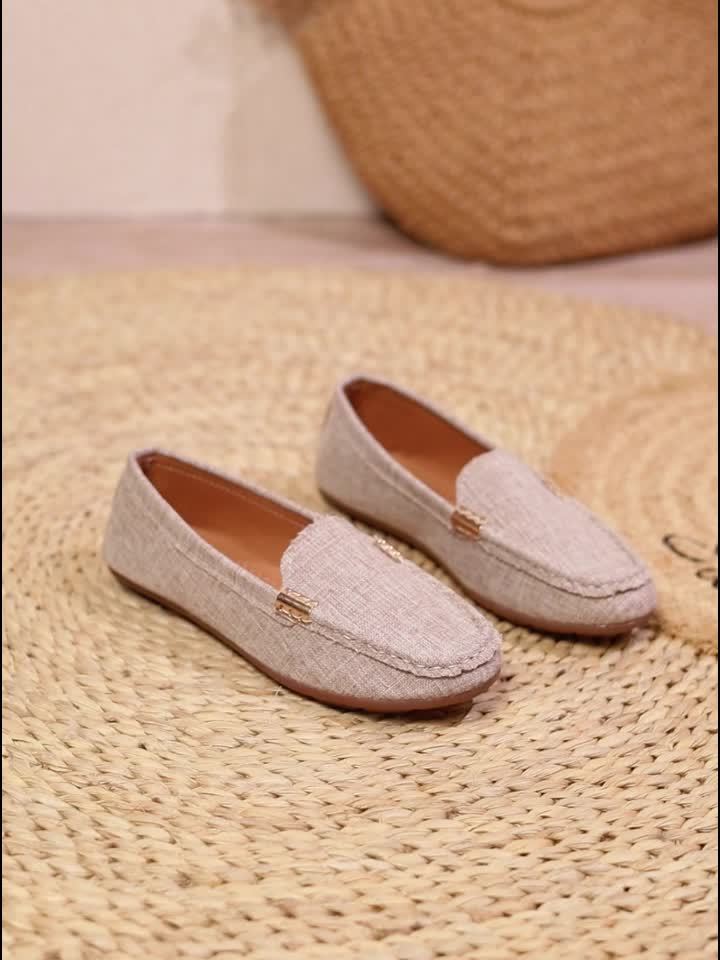 Damen Slip-On Loafer im Casual-Stil für Alltag und Freizeit