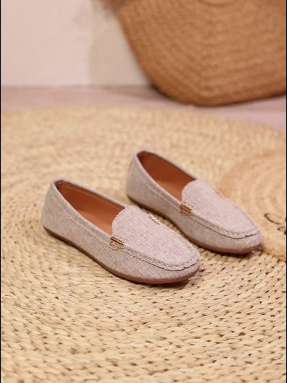 Damen Slip-On Loafer im Casual-Stil für Alltag und Freizeit