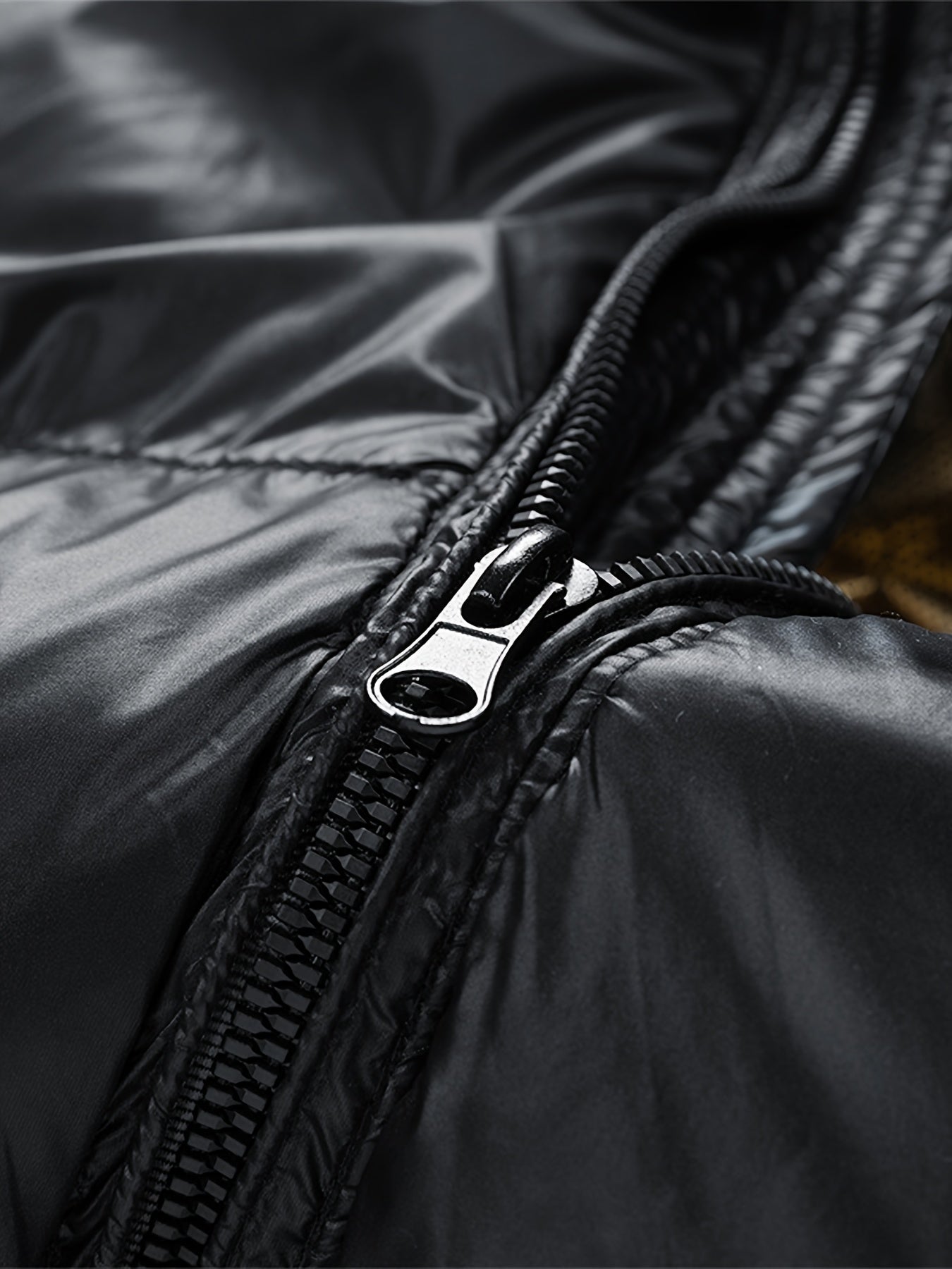 Doudoune pour homme avec capuche pour l'extérieur et le quotidien – Veste matelassée d'hiver, style décontracté