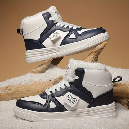 Forede high-top-sneakers til mænd – varme og stilfulde i sort, hvid-rød eller hvid-mørkeblå