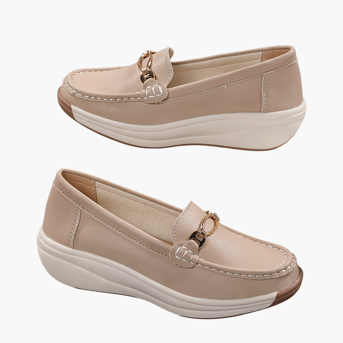 Damskie mokasyny slip-on Elegant – komfortowe buty casualowe z modnym designem