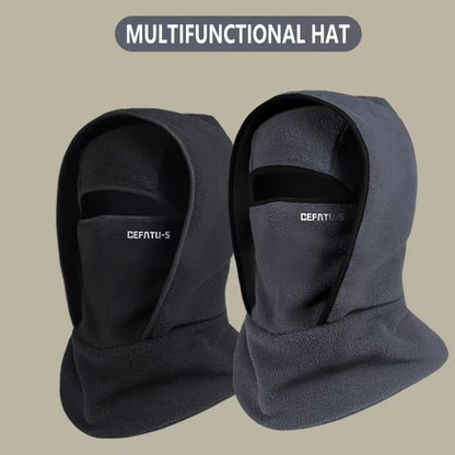 Fleece-winterbivakmuts, winddichte balaclava met capuchon en volledig gezichtsmasker