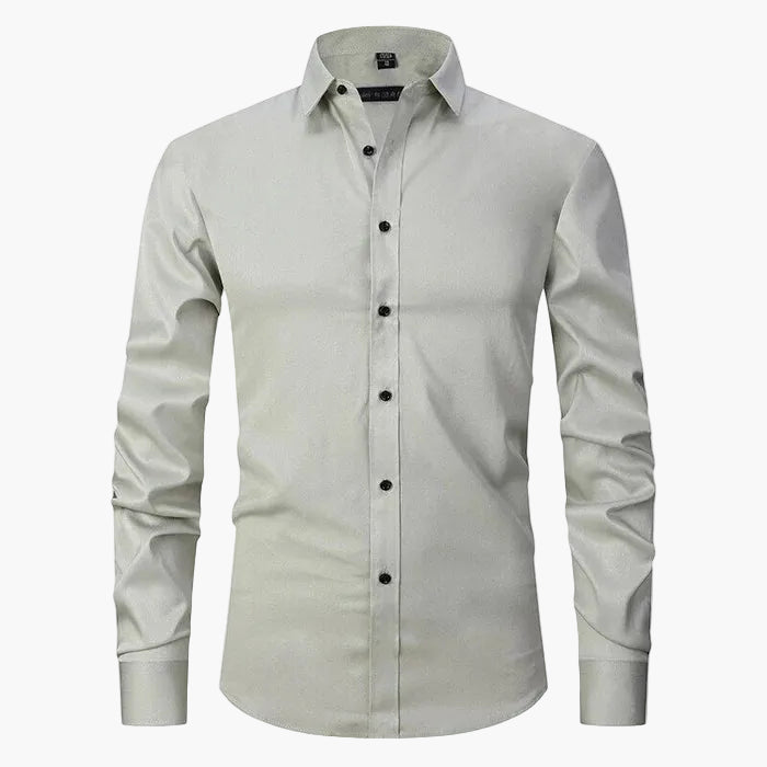 Herren Slim Fit Businesshemd – Modernes Langarmhemd für Büro & Freizeit