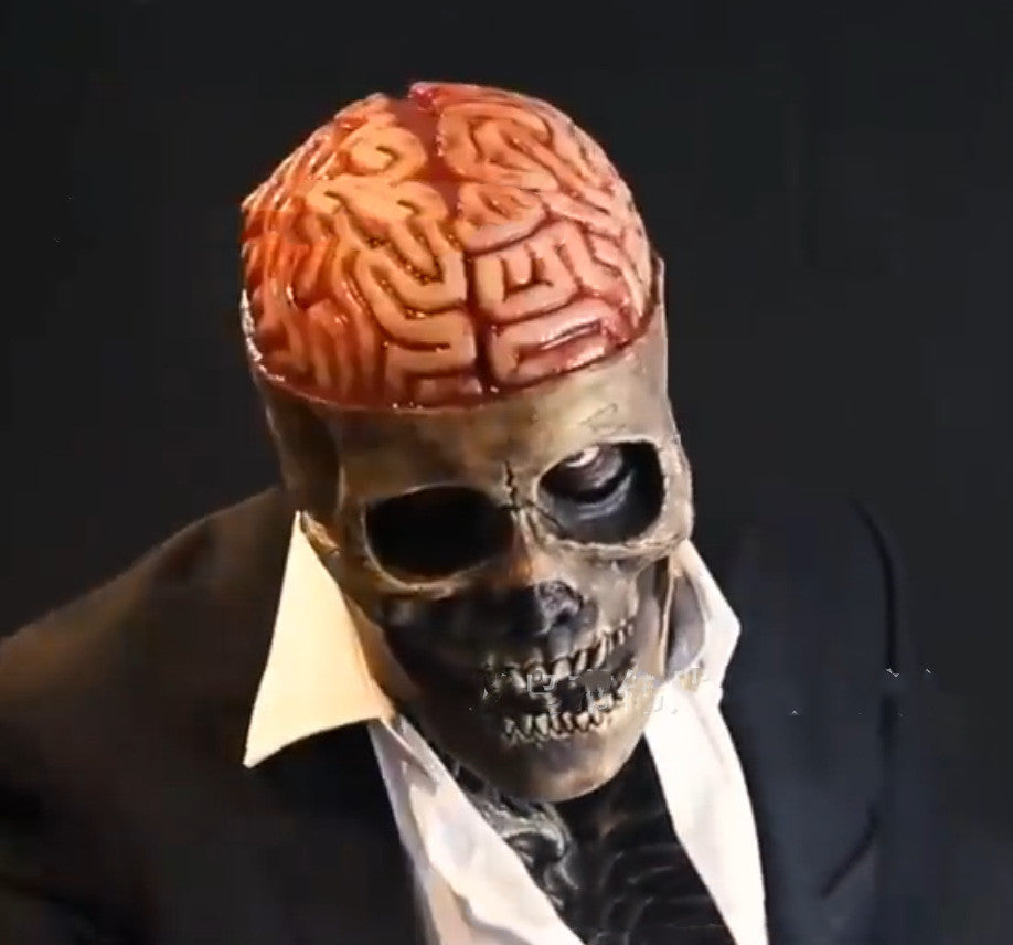 Halloween Skräckmask för vuxna – Skrämmande clownansiktsmask för kostym & dekoration