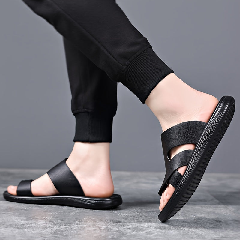 Sandali da uomo comodi per tutti i giorni e il tempo libero – Antiscivolo e confortevoli, scarpe estive aperte