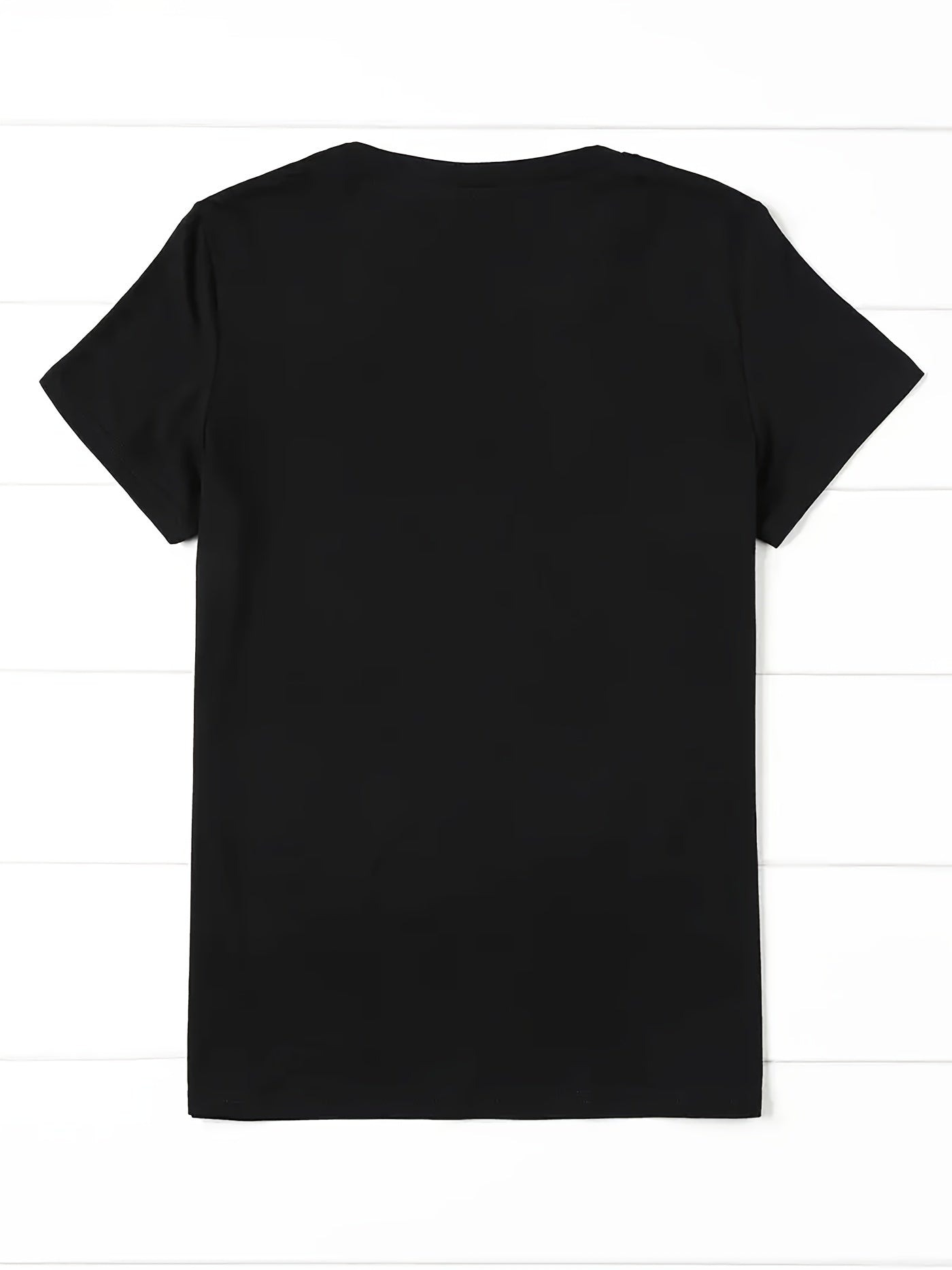 Dame T-shirt med hjerte-motiv – afslappet stil til hverdag og fritid