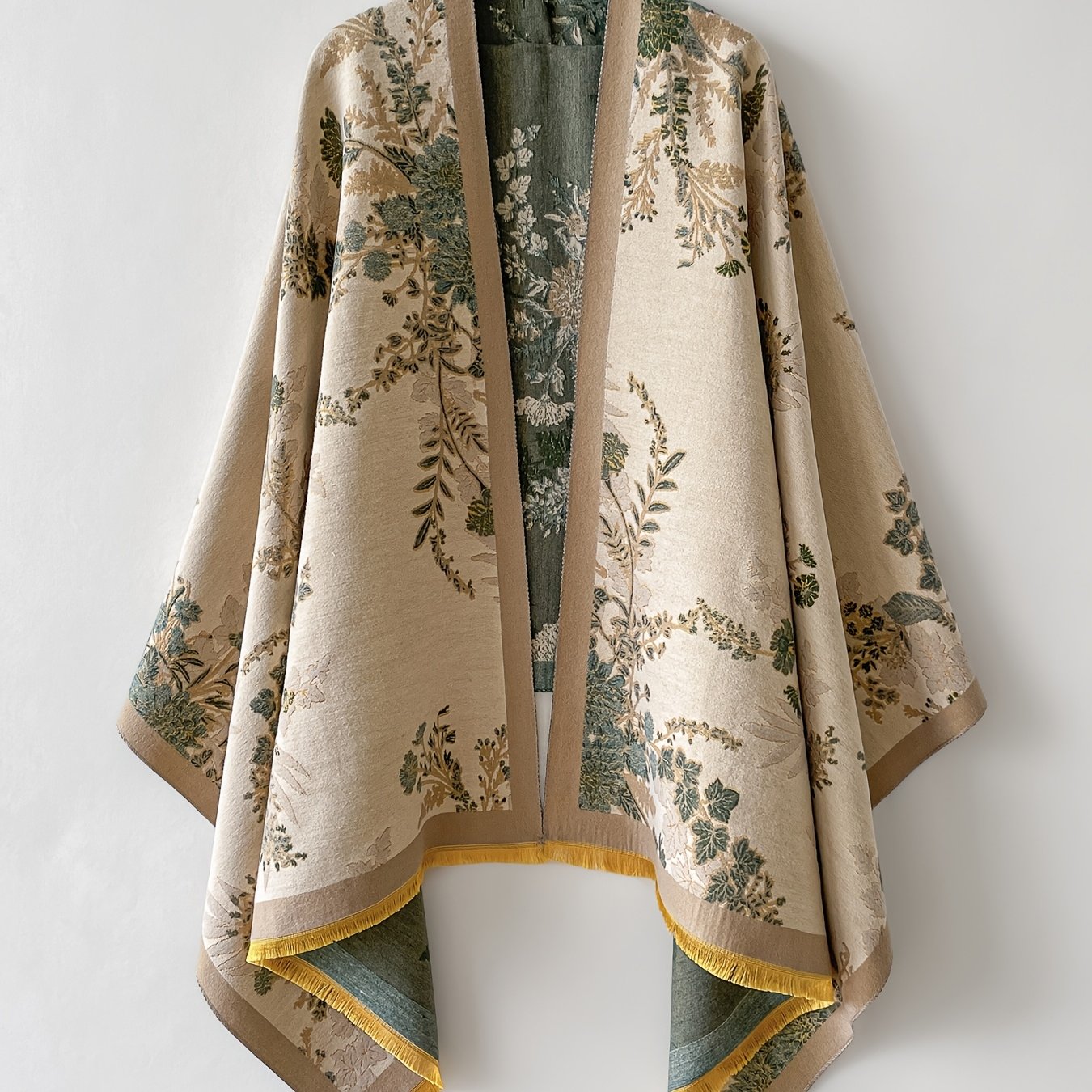 Cardigan kimono femme à imprimé floral – Style bohème élégant pour loisirs et quotidien