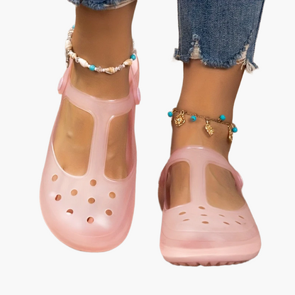 Damen Komfort-Sommersandalen – Modische Freizeit Mary Jane Schuhe für den Alltag