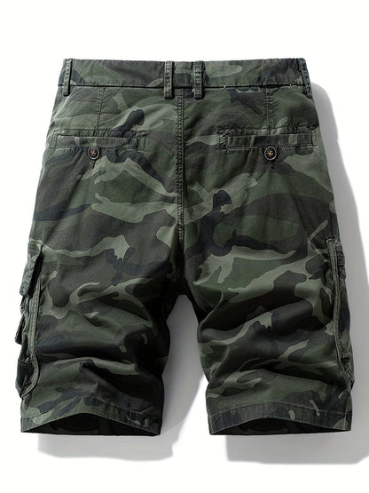 Pantaloncini Cargo Uomo Design Camouflage – Bermuda Outdoor e Tempo Libero con Tasche