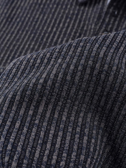 Polo moderne à manches courtes pour homme avec texture – Élégant pour les loisirs et le bureau