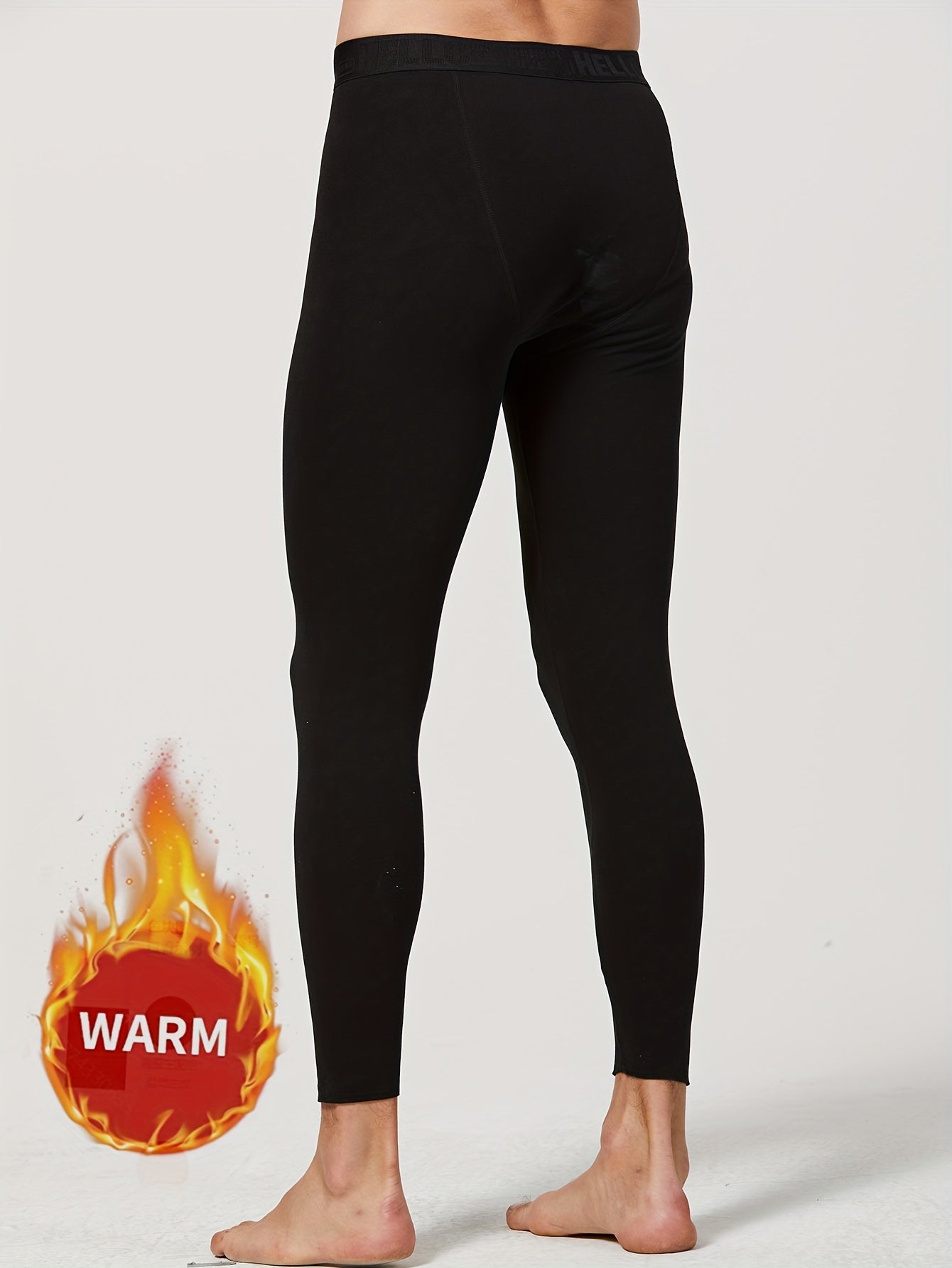 Herren Thermounterhose 3er-Pack, Lang & Warm, mit Gummibund