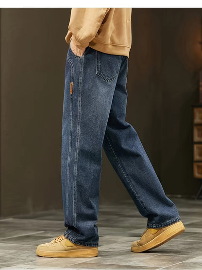 Herren Baggy Jeans im Loose Fit Streetwear Stil für Freizeit und Alltag