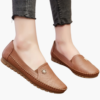 Damen Komfort-Loafer für Alltag und Freizeit – Bequeme Mokassin-Slipper mit flexiblem Laufsohle